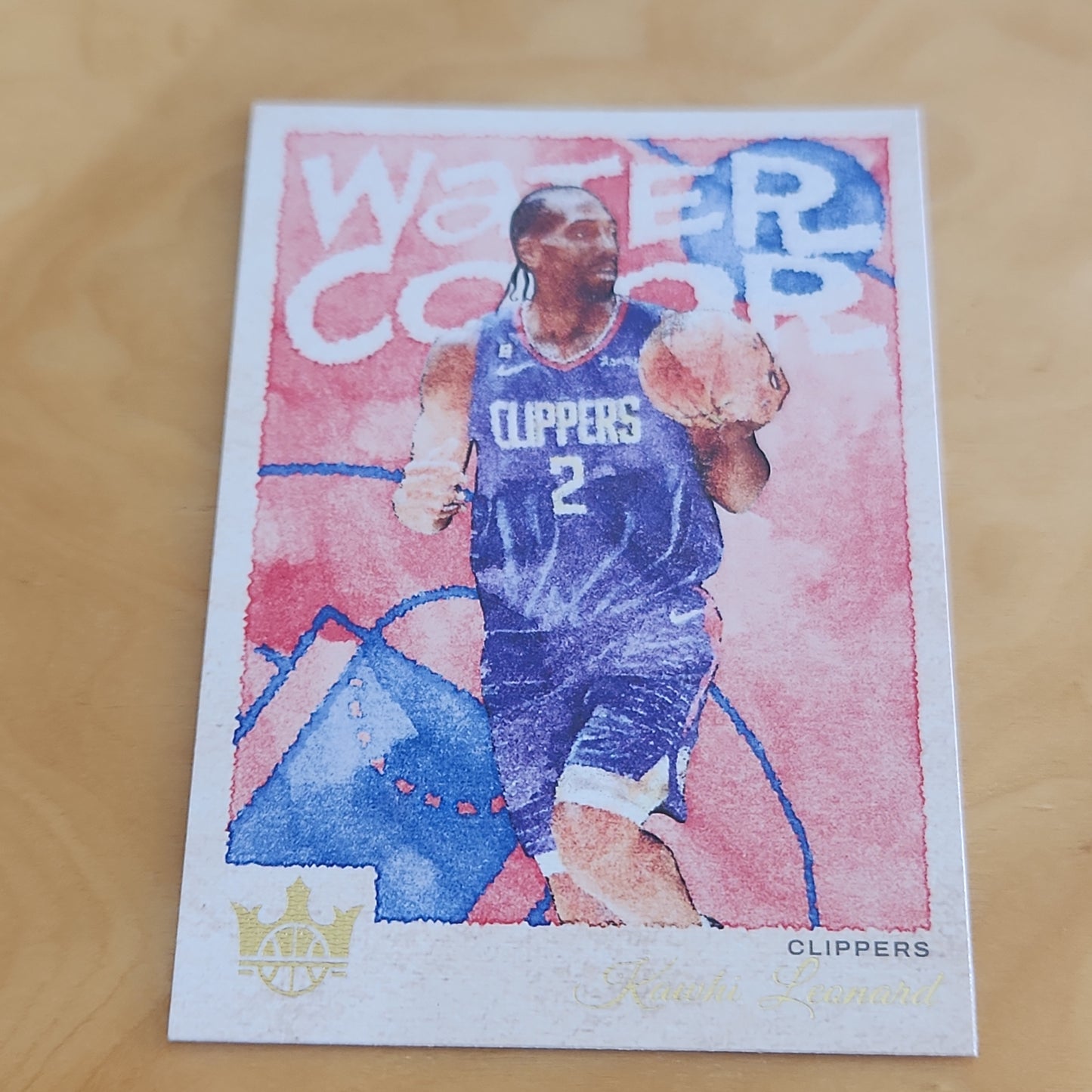 Panini Court Kings Water Colors Kawhi Leonard #21