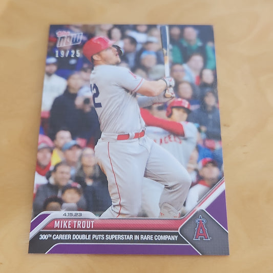 Topps Now Purple Mike Trout 19/25 #131
