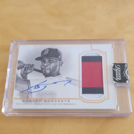 Topps Dynasty Xander Bogaerts Auto Relic 4/10 #DAP-XB8