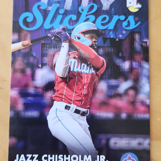 2023 Topps Big League Jazz Chisholm City Slickers insert #CS-15 Miami Marlins