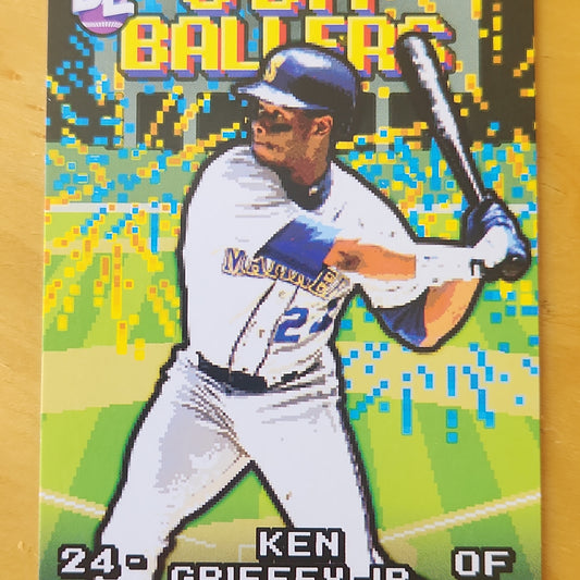 2023 Topps Big League Ken Griffey Jr. 8 Bit Ballers insert #8B-20 Seattle Mariners