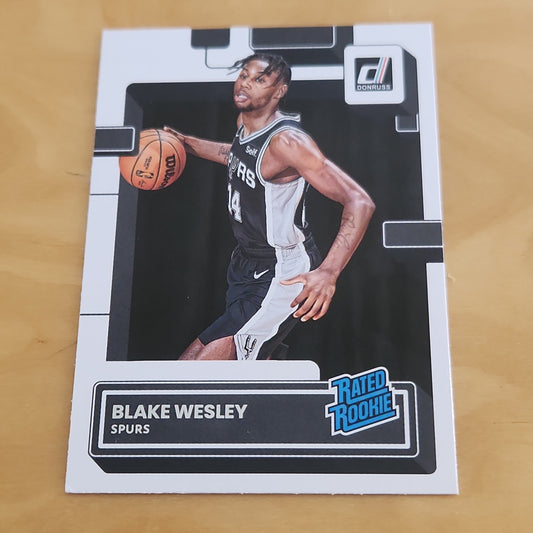 Panini Donruss Rated Rookie Blake Wesley #225