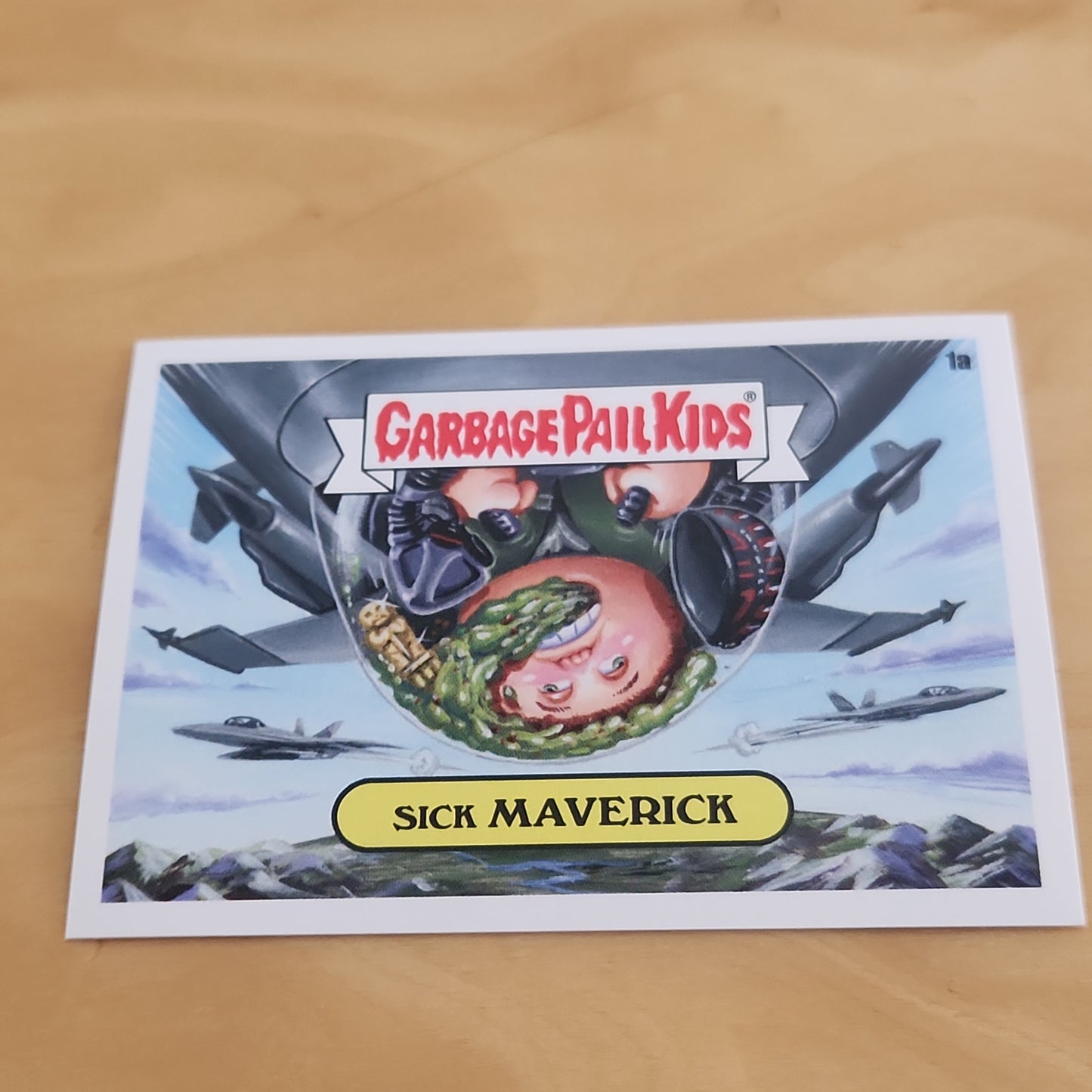 Topps Garbage Pail Kids Sick Maverick #1a