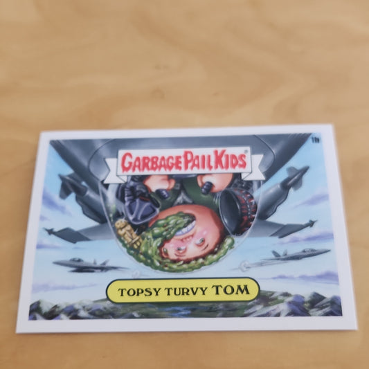 Topps Garbage Pail Kids Topsy Turvy Tom #1b