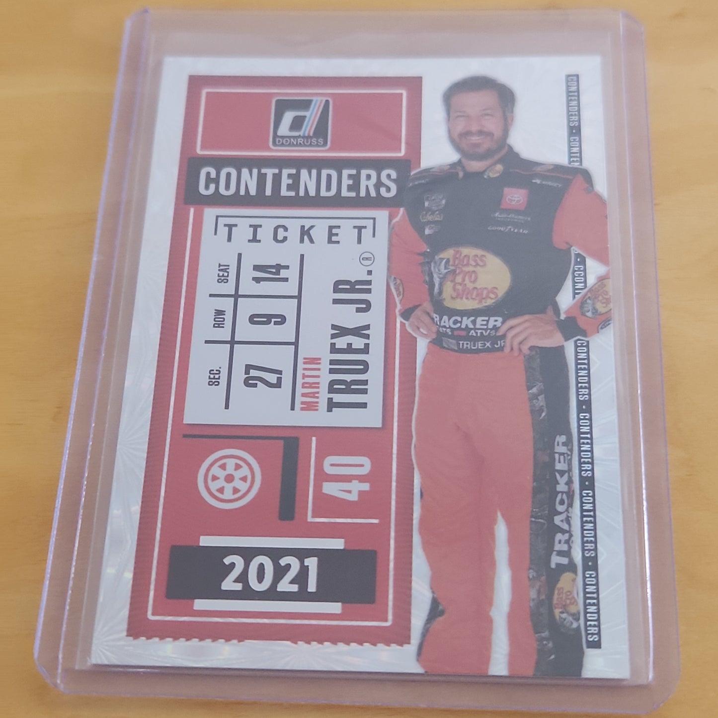 Panini Donruss Racing Contenders Ticket Refractor Martin Truex Jr. #CON6