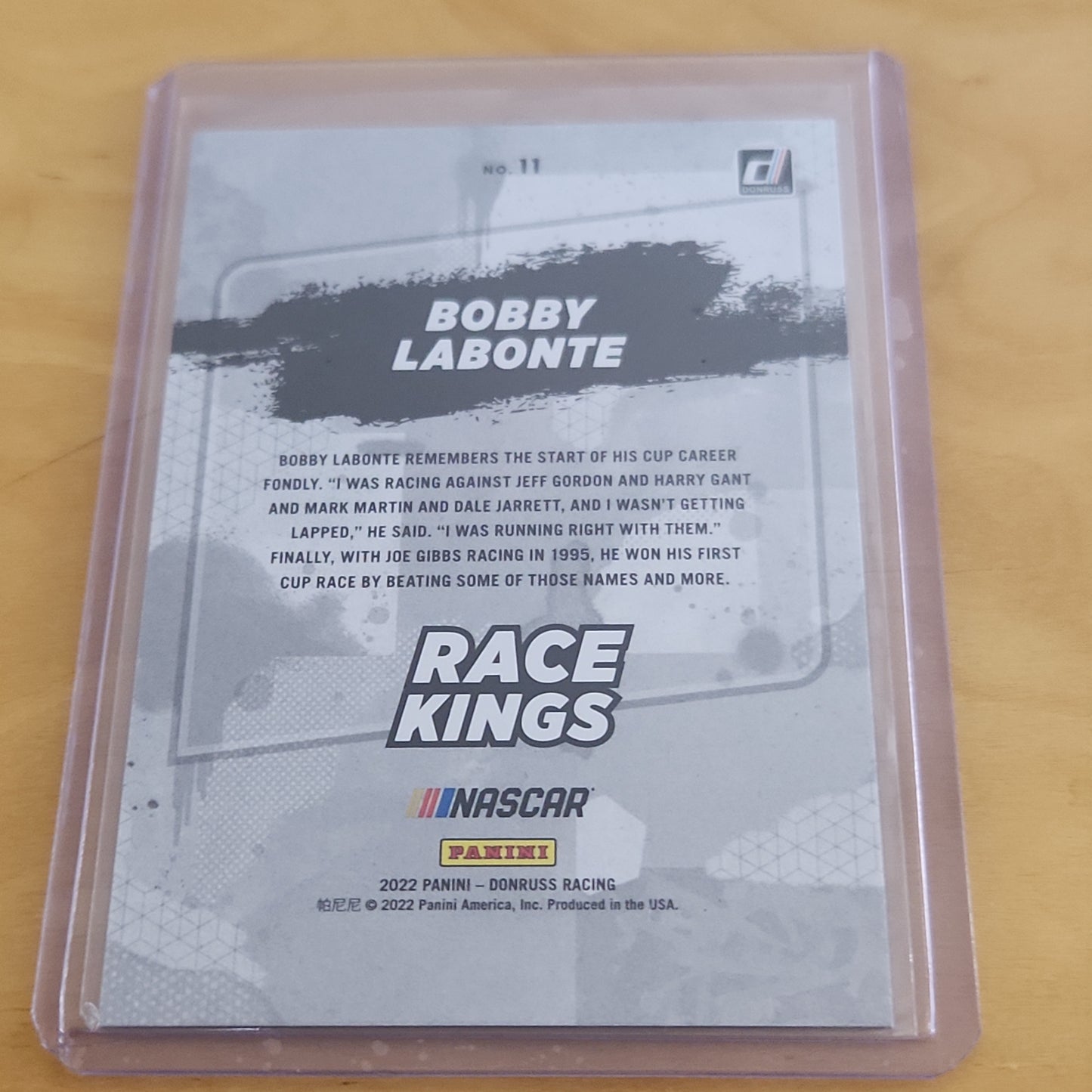 Panini Donruss Racing Kings Blue Bobby Labonte 153/199 #11