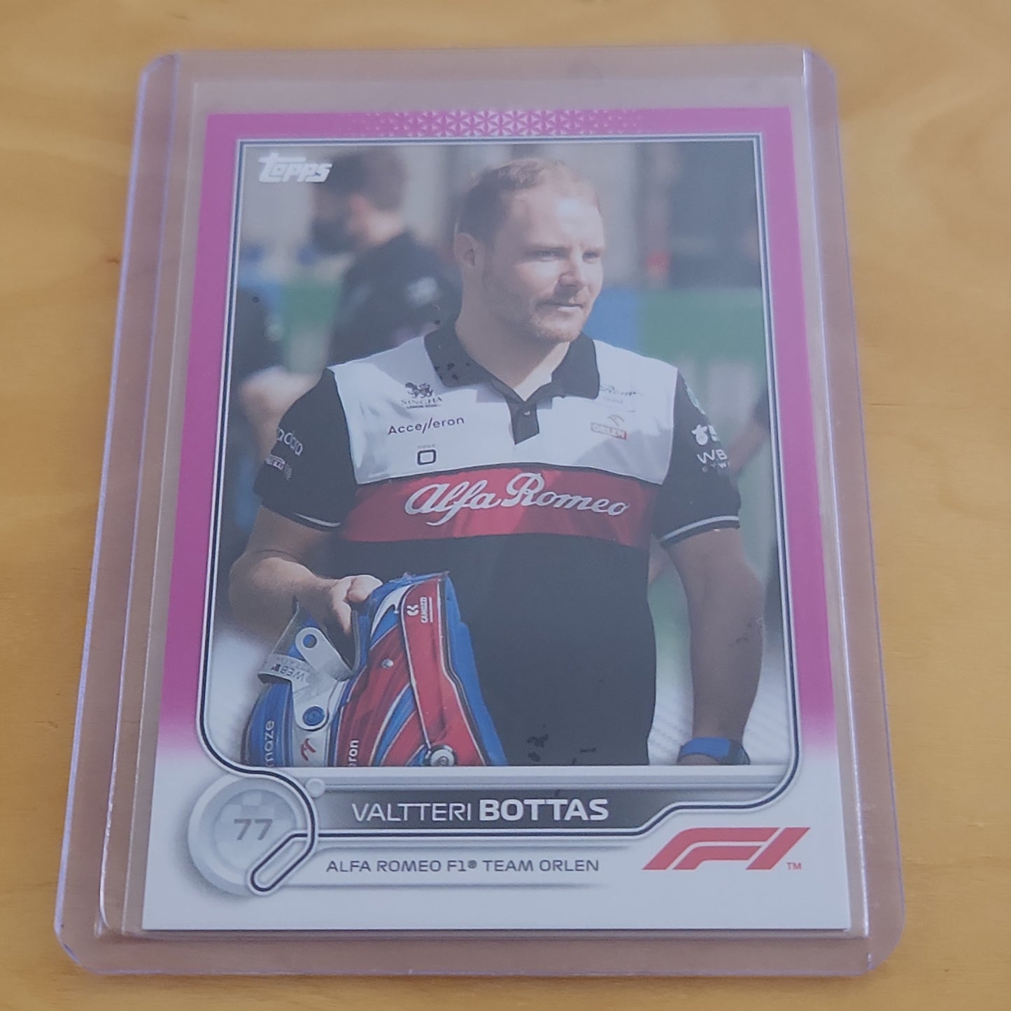 Topps Pink Valtteri Bottas 135/150 #58