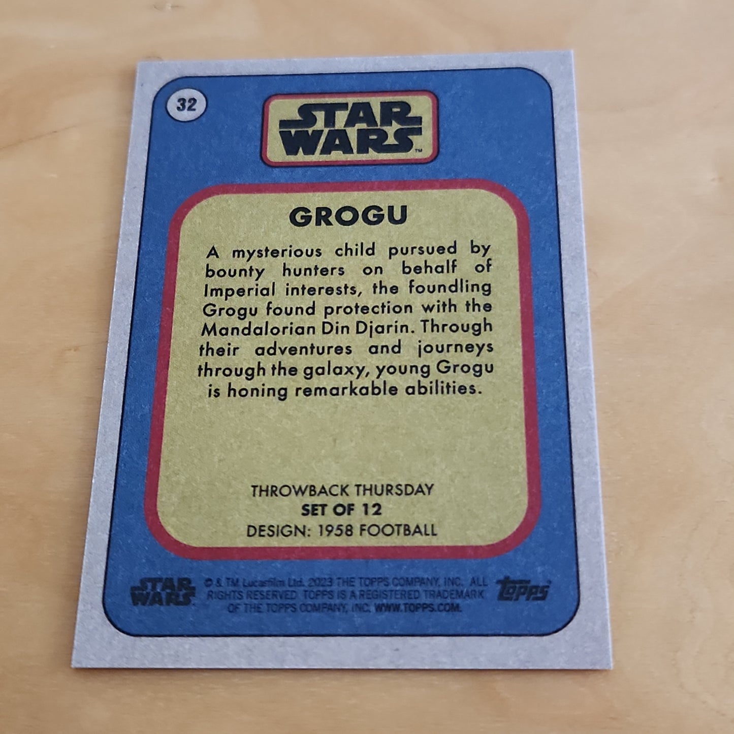 Topps Star Wars Grogu Set Of 12 #32