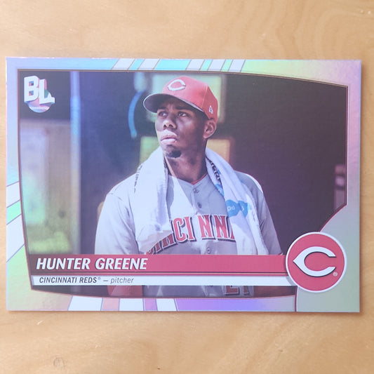 2023 Topps Big League Hunter Green Refractor #229 Cincinnati Reds