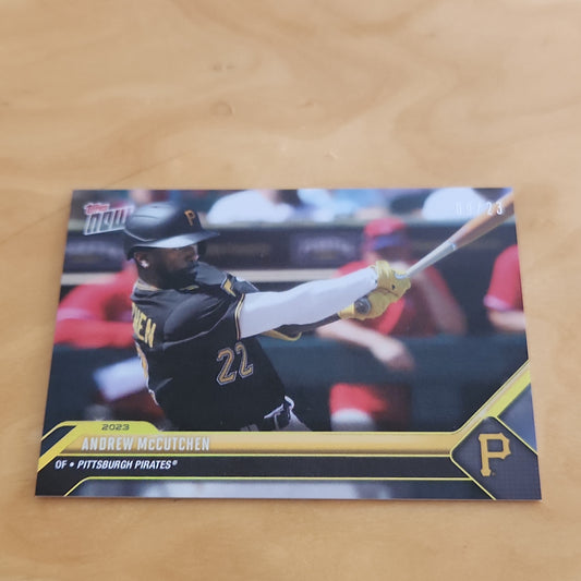 Topps Now Yellow Andrew McCutchen 9/23 #OD-240