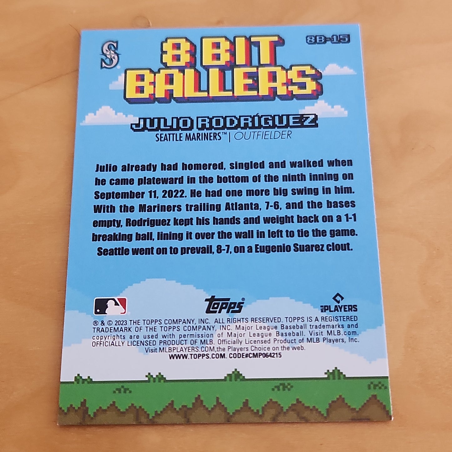 Topps BL 8 Bit Ballers Juilo Rodríguez #8B-15