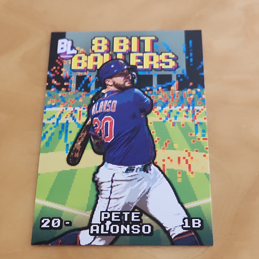 Topps BL 8 Bit Ballers Pete Alonso #8B-13