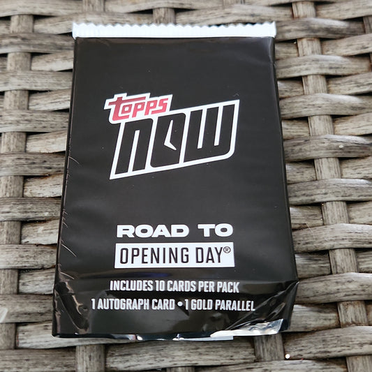 Openned Topps Now Road To Opening Day Pack