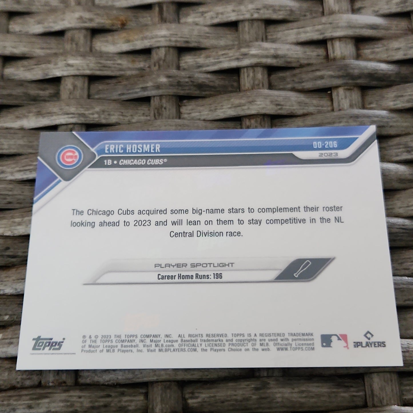 Topps Now Eric Hosmer #OD-206