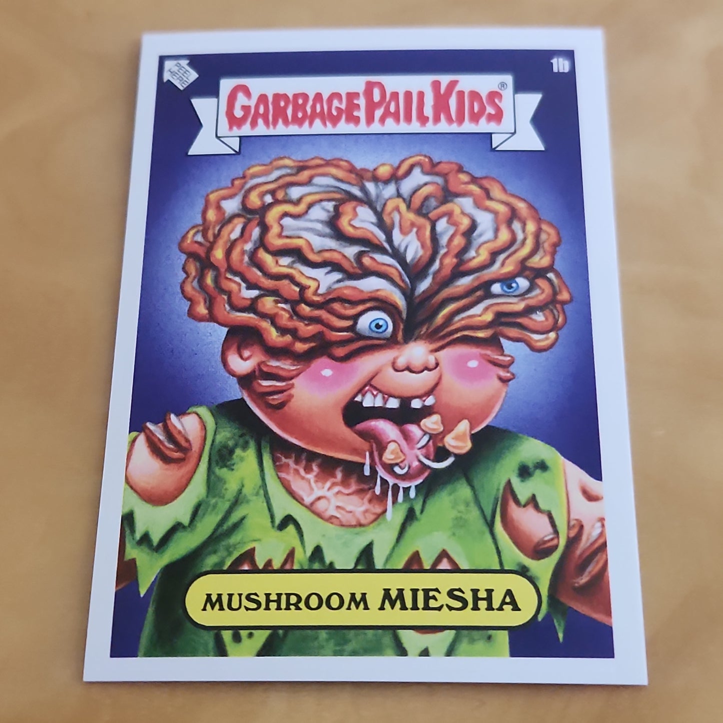 Topps Garbage Pail Kids Mushroom Miesha #1b