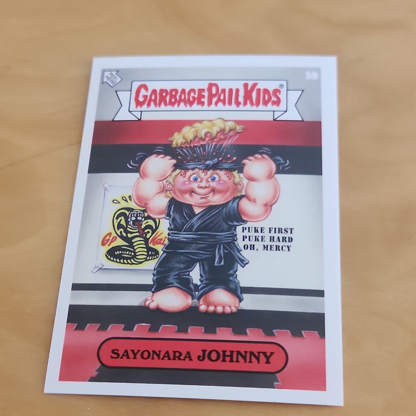 Topps Garbage Pail Kids Sayonara Johnny #5b