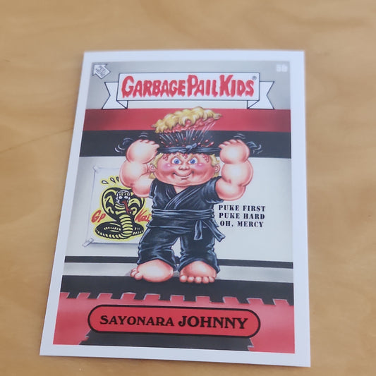 Topps Garbage Pail Kids Sayonara Johnny #5b
