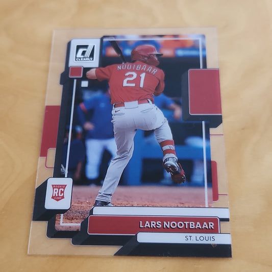 Panini Donruss Clearly Lars Nootbar RC #12