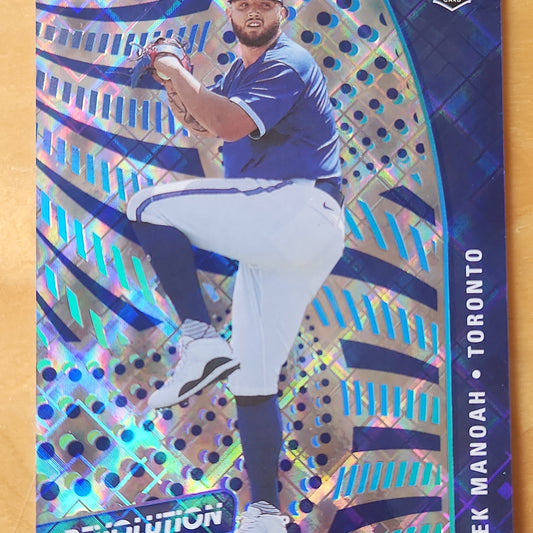 2021 Panini Chronicles Revolution Alek Manoah EC Cosmic 27/99 #12 Toronto Blue Jays