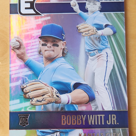 2022 Panini Chronicles Essentials Bobby Witt Jr. RC Refractor #14 Kansas City Royals