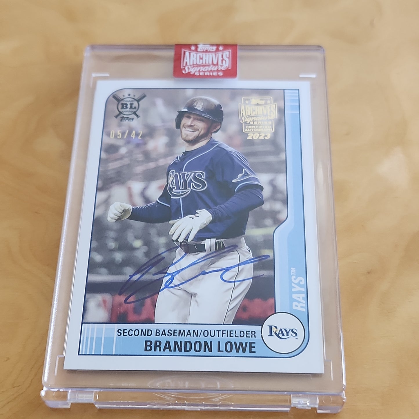 Topps Archive Signature Series BL Brandon Love Auto 5/42 #47