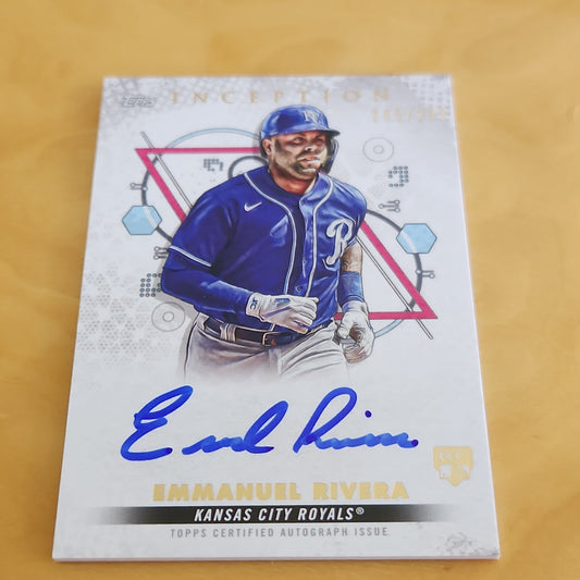 Topps Inception Emmanuel Rivera RC Auto 205/299 #BRES-ER