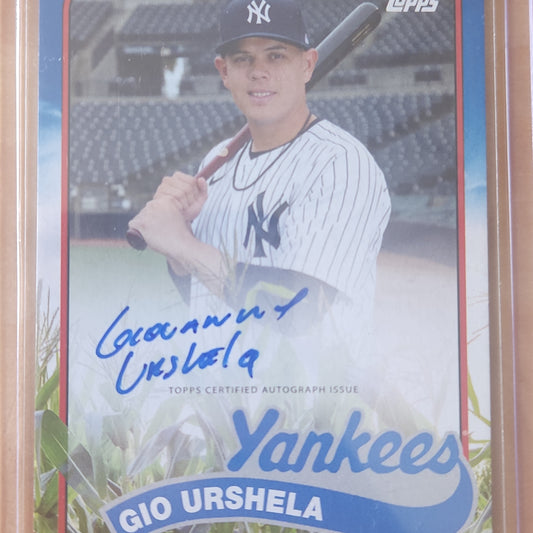 2020 Topps Archives Gio Urshela AUTO #89CFA-GU New York Yankees