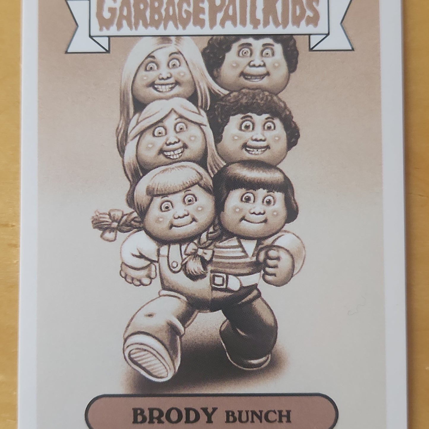 2023 Topps Chrome Garbage Pail Kids Brody Bunch #2a