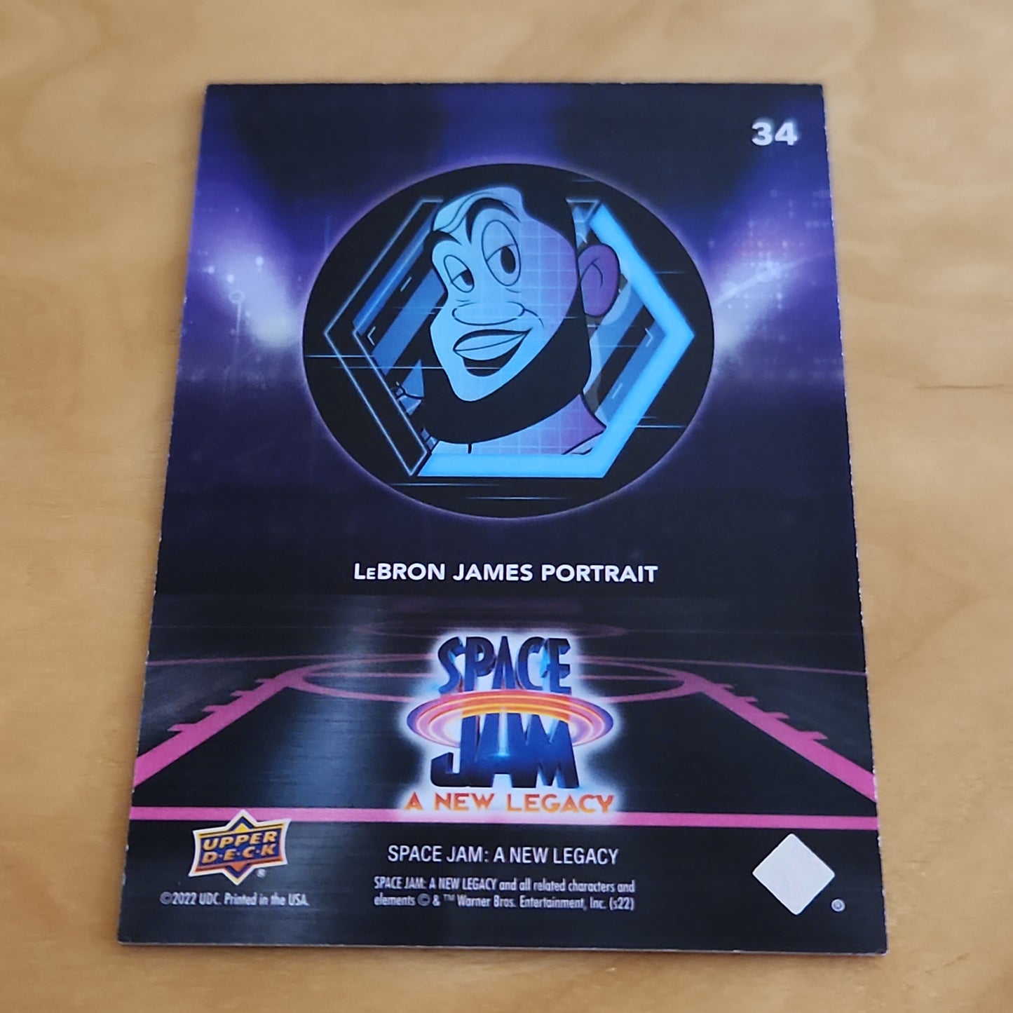 Upper Deck Space Jam A New Legacy Lebron James Portrait #34