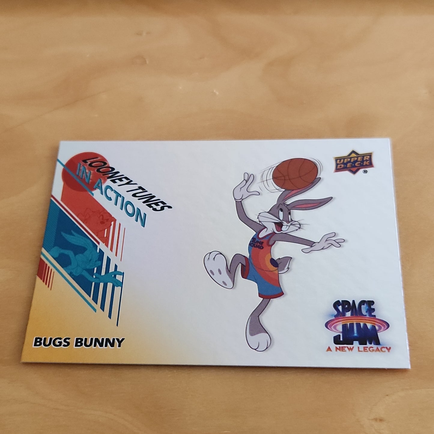 Upper Deck Foil Space Jam A New Legacy Looney Tunes In Action Bugs Bunny #IA-18