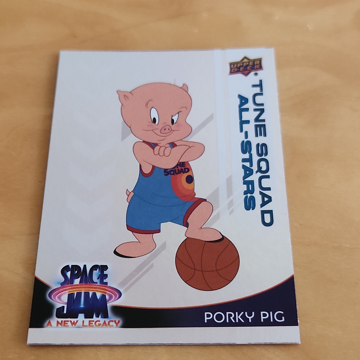 Upper Deck Foil Space Jam A New Legacy Tunes Squad All-Star Porky Pig #AS-2