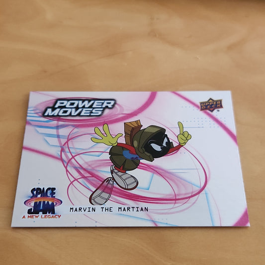 Upper Deck Foil Space Jam A New Legacy Power Moves Marvin The Martian #PM-7