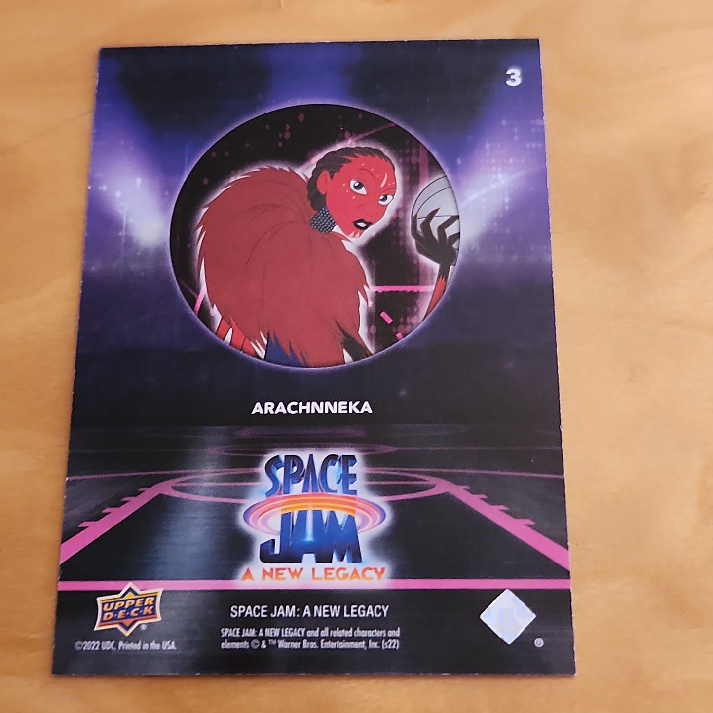 Upper Deck Orange Neon Space Jam A New Legacy Arachnneka #3