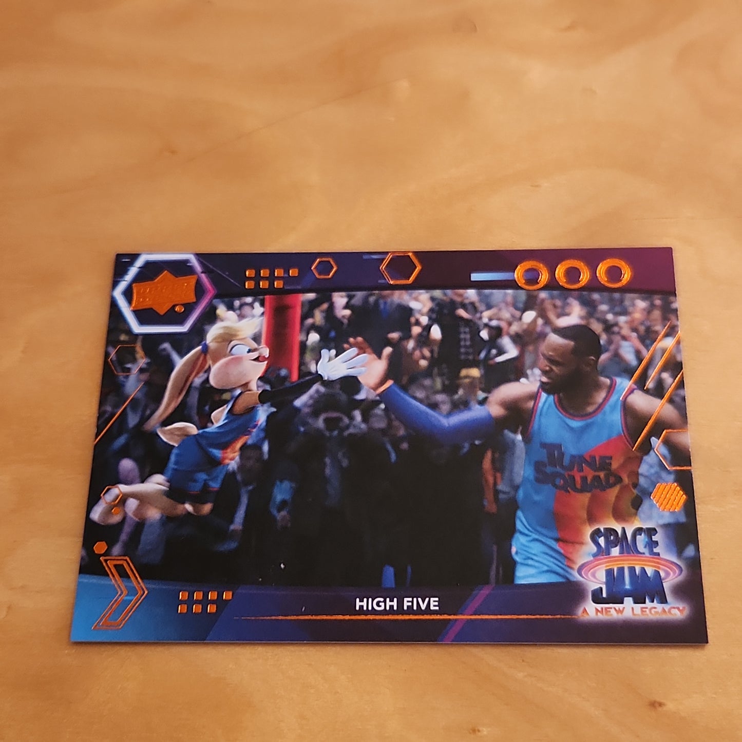 Upper Deck Orange Neon Space Jam A New Legacy High Five #84