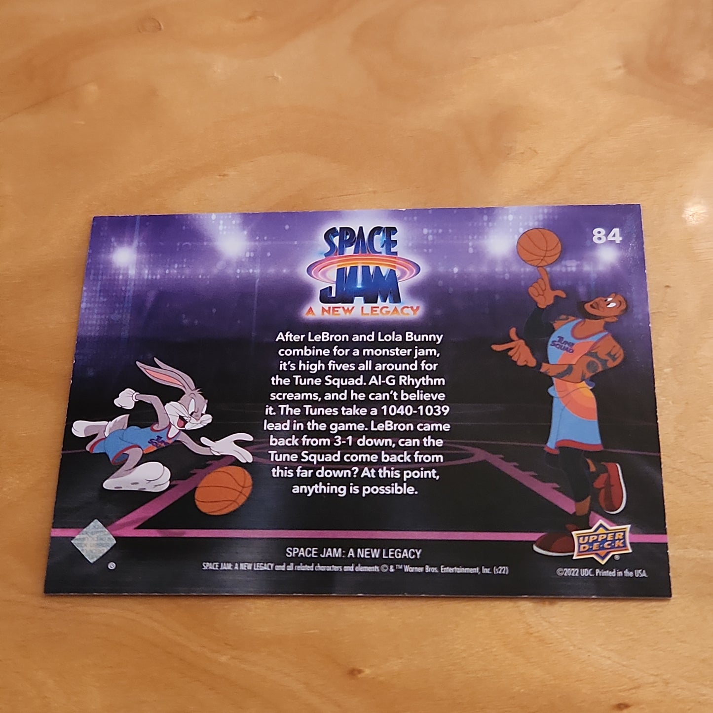 Upper Deck Orange Neon Space Jam A New Legacy High Five #84