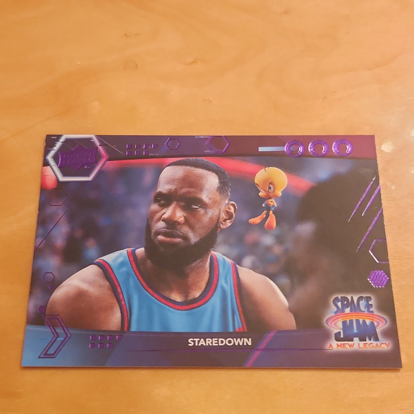 Upper Deck Purple Neon Space Jam A New Legacy Staredown #55