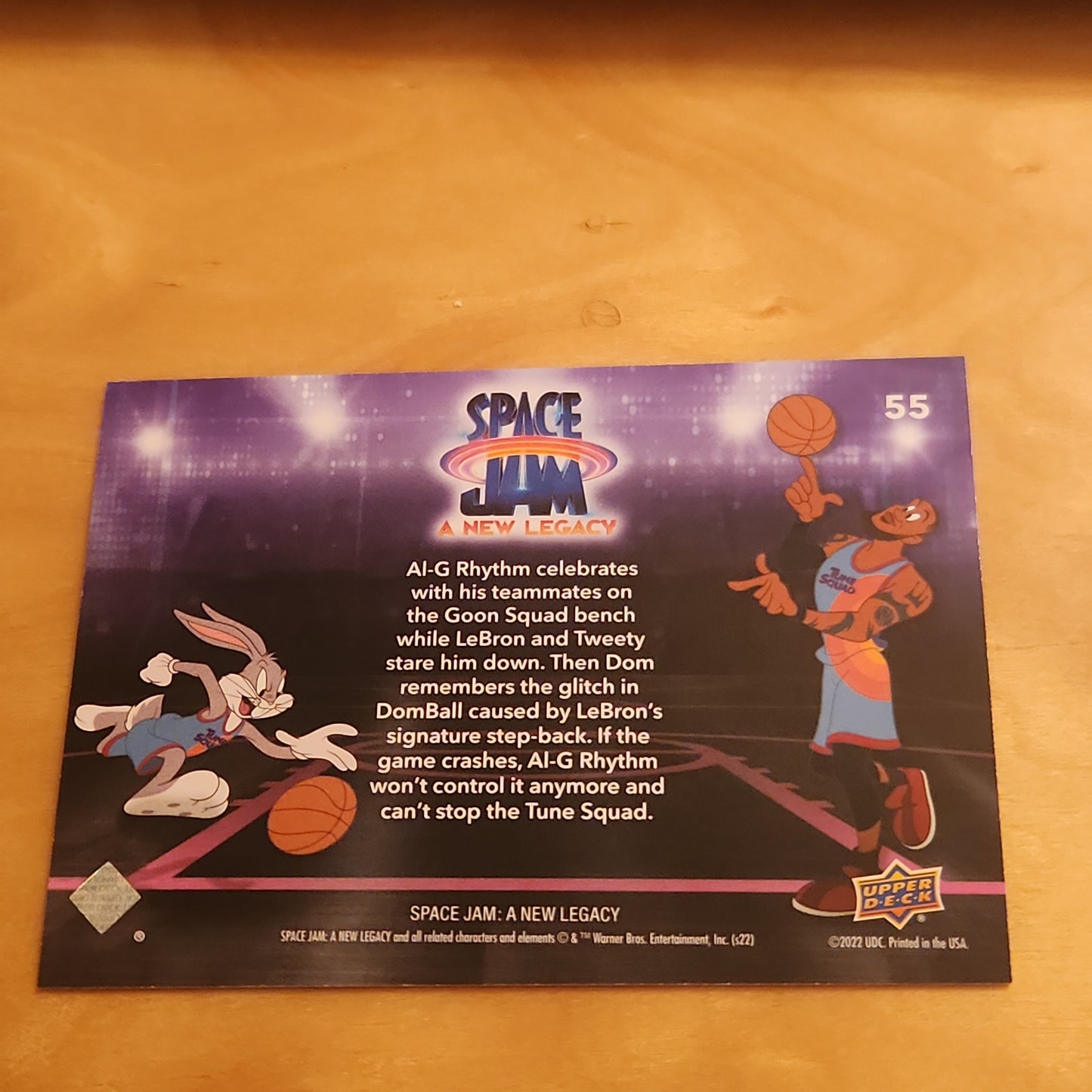 Upper Deck Purple Neon Space Jam A New Legacy Staredown #55