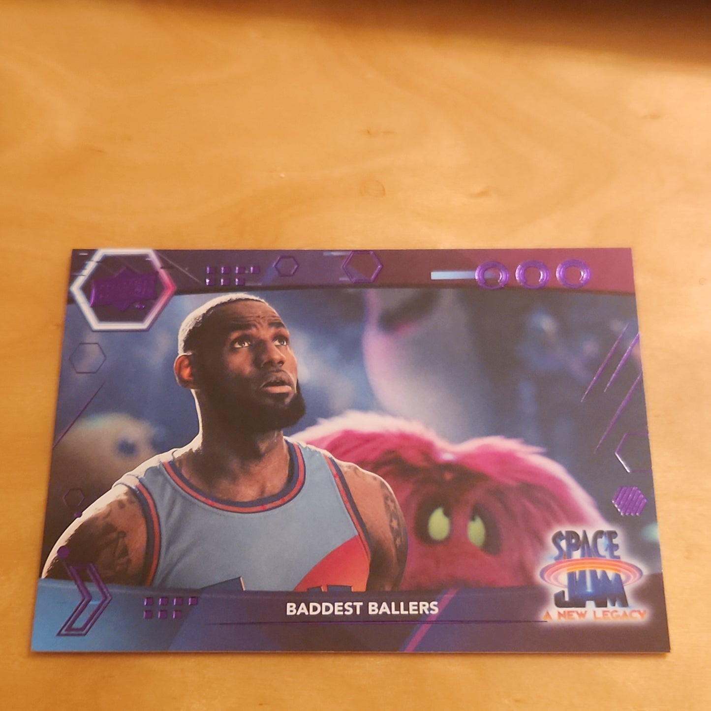 Upper Deck Purple Neon Space Jam A New Legacy Baddest Ballers #72