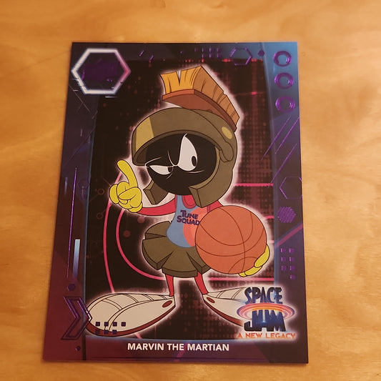 Upper Deck Purple Neon Space Jam A New Legacy Marvin The Martian #20