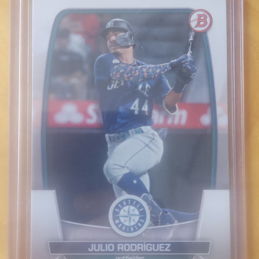 2023 Topps Bowman Julio Rodriguez #96 Seattle Mariners