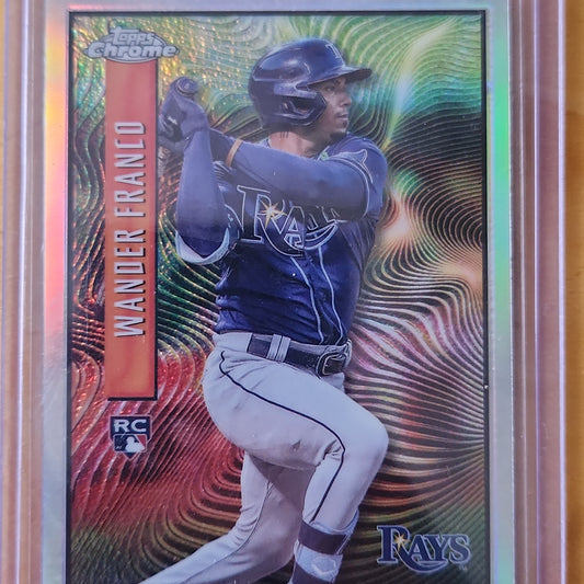 2022 Topps Chrome Wander Franco Sonic Expose #EX-6 Tampa Bay Rays