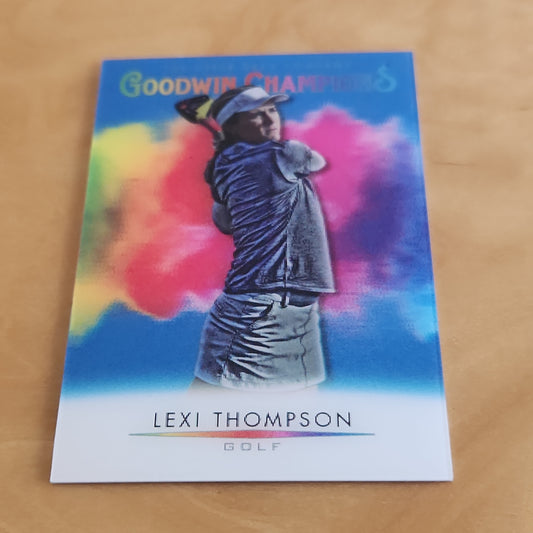 Upper Deck Holo 3-D Splash Of Color Goodwin Champions Lexi Thompson #LS-LT