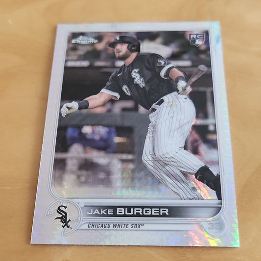 Topps Chrome Prism Refractor Jake Burger RC #29