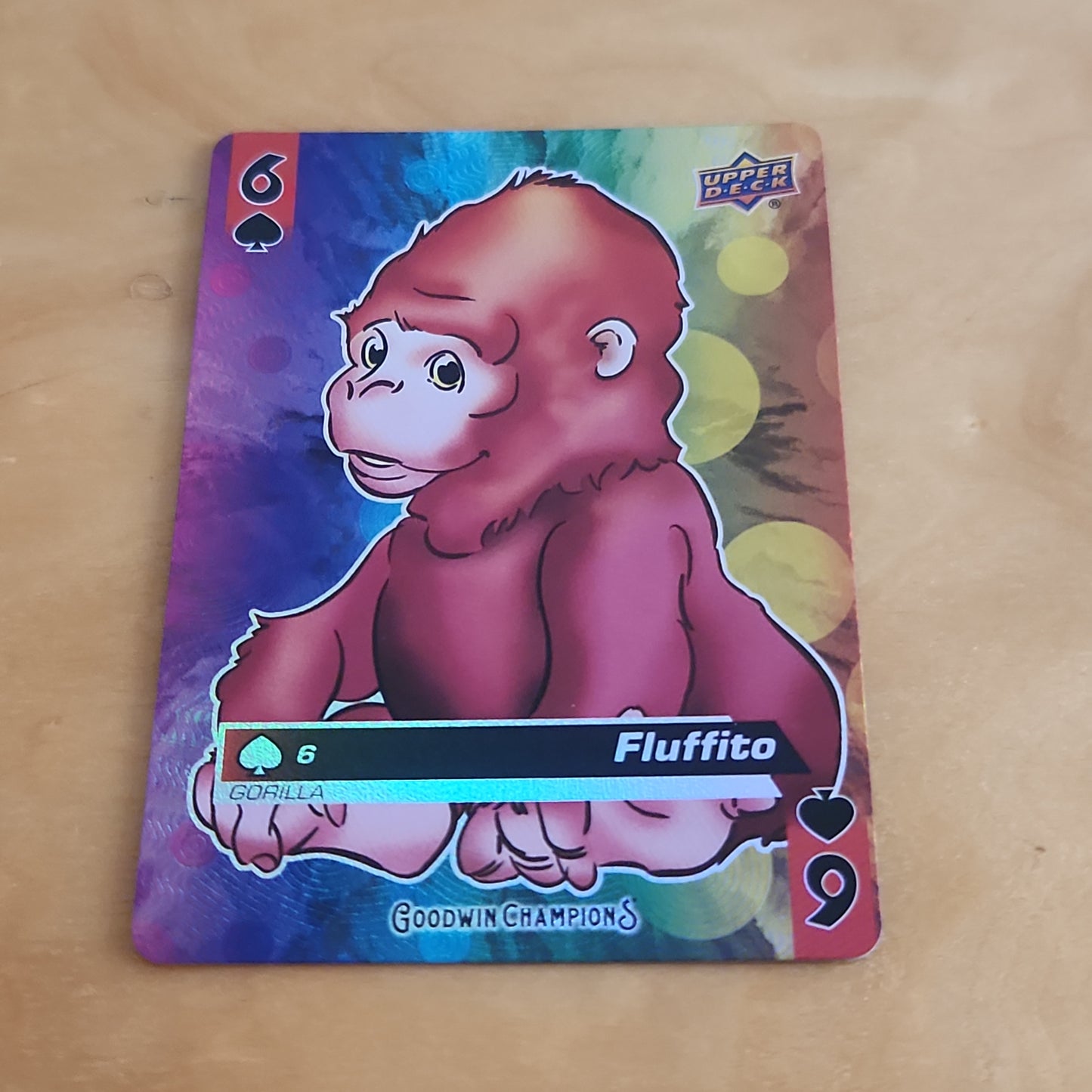 Upper Deck Holo Goodwin Champions 6 Spaids Fluffito Gorilla