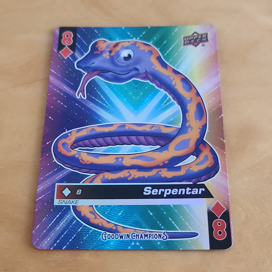 Upper Deck Holo Goodwin Champions 8 Diamond Serpentar Snake