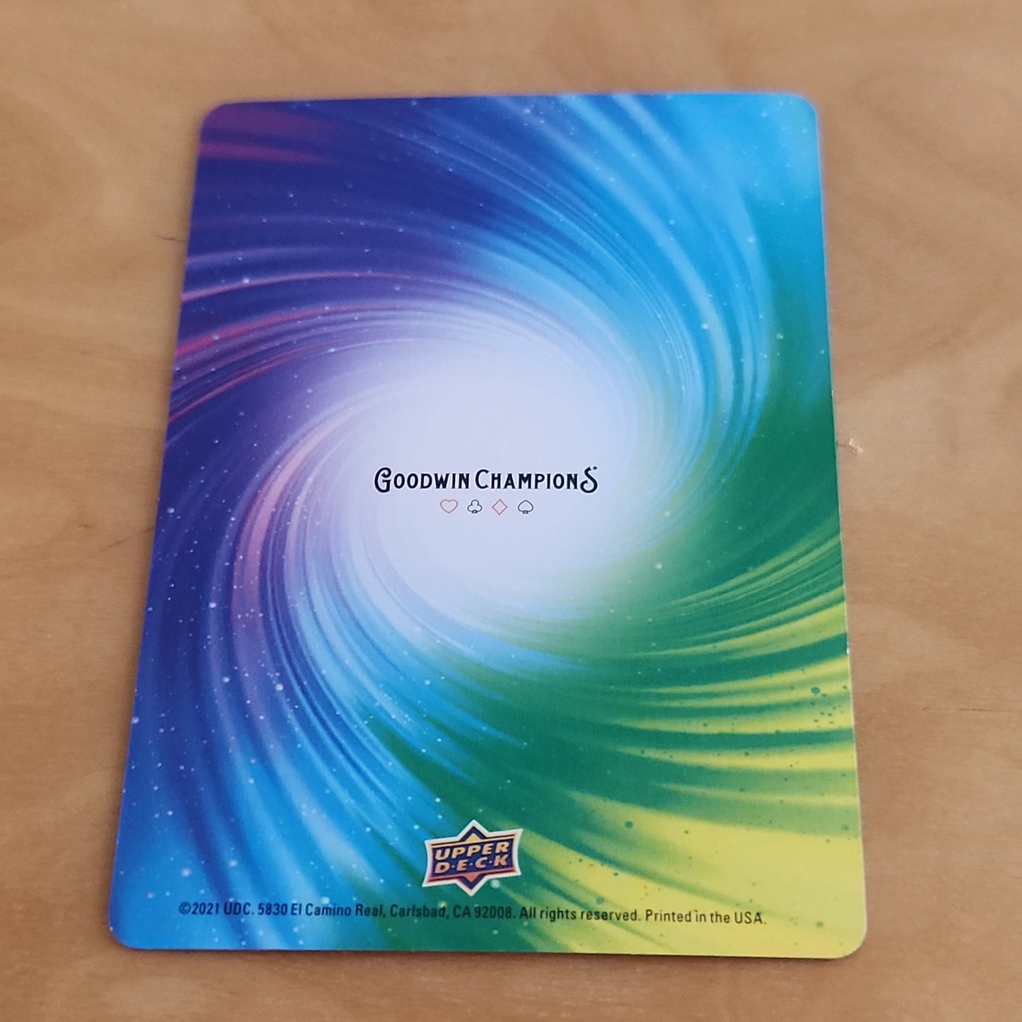 Upper Deck Holo Goodwin Champions Ace Heart Crystal Dragon