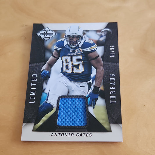 Panini Limited Antonio Gates Jersey Patch 61/99 #5