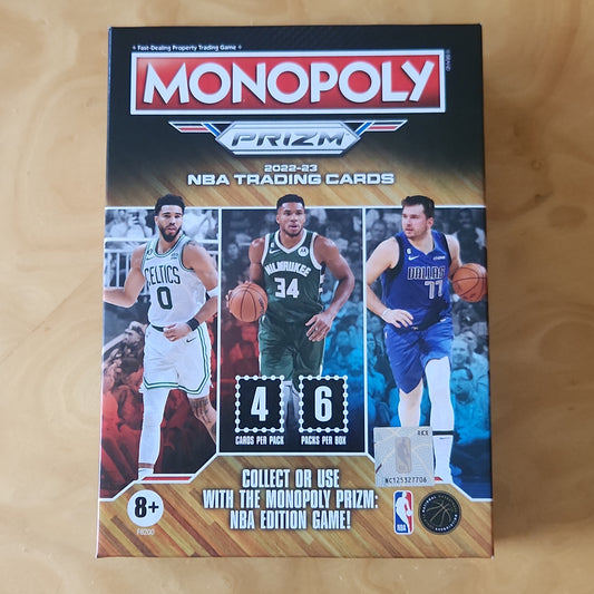 Sealed Panini Prizm Monoploy NBA Tradring Cards 2022-23 Box