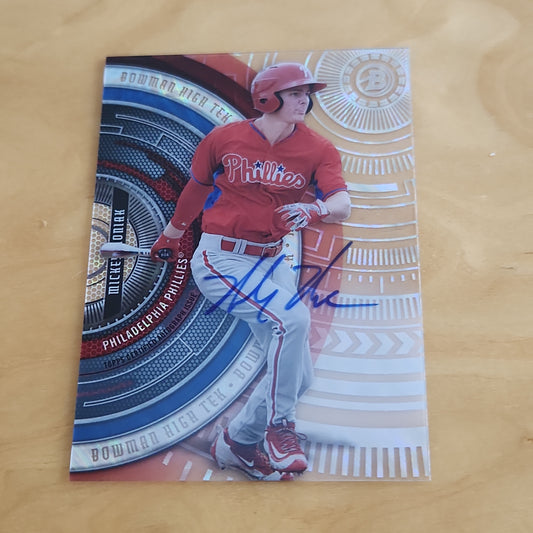 Topps Bowman High Tek Mickey Moniak Auto #BHT-MM