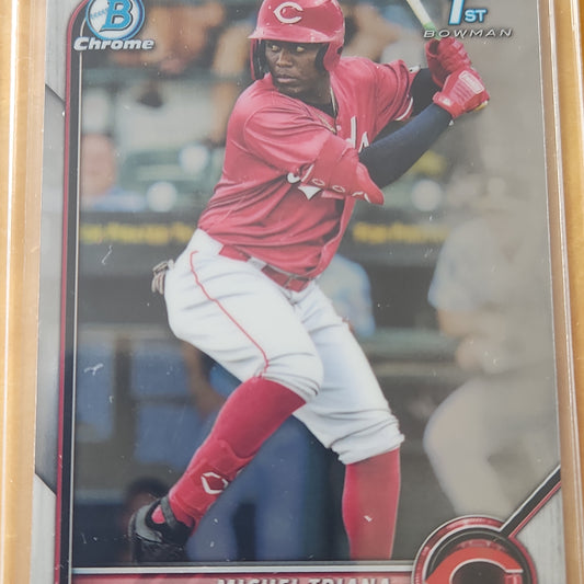 2022 Topps Bowman Chrome Micheal Triana 1st Bowman #BCP-75 Cincinnati Reds